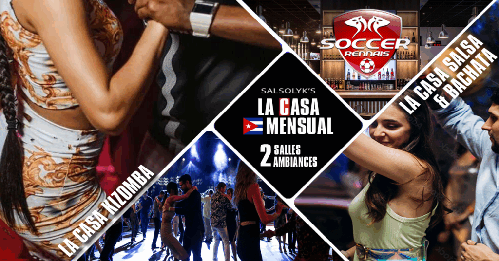 Soirée Salsa Bachata Kizomba SBK Rennes