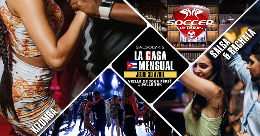 Soirée Salsa, Bachata et Kizomba - Rennes