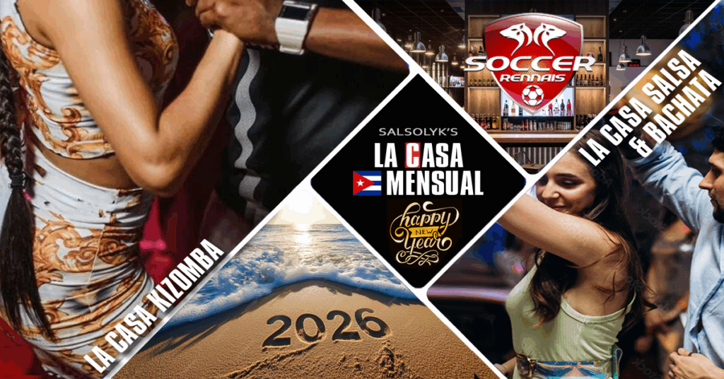 Soirée Salsa Bachata Kizomba Rennes 2026