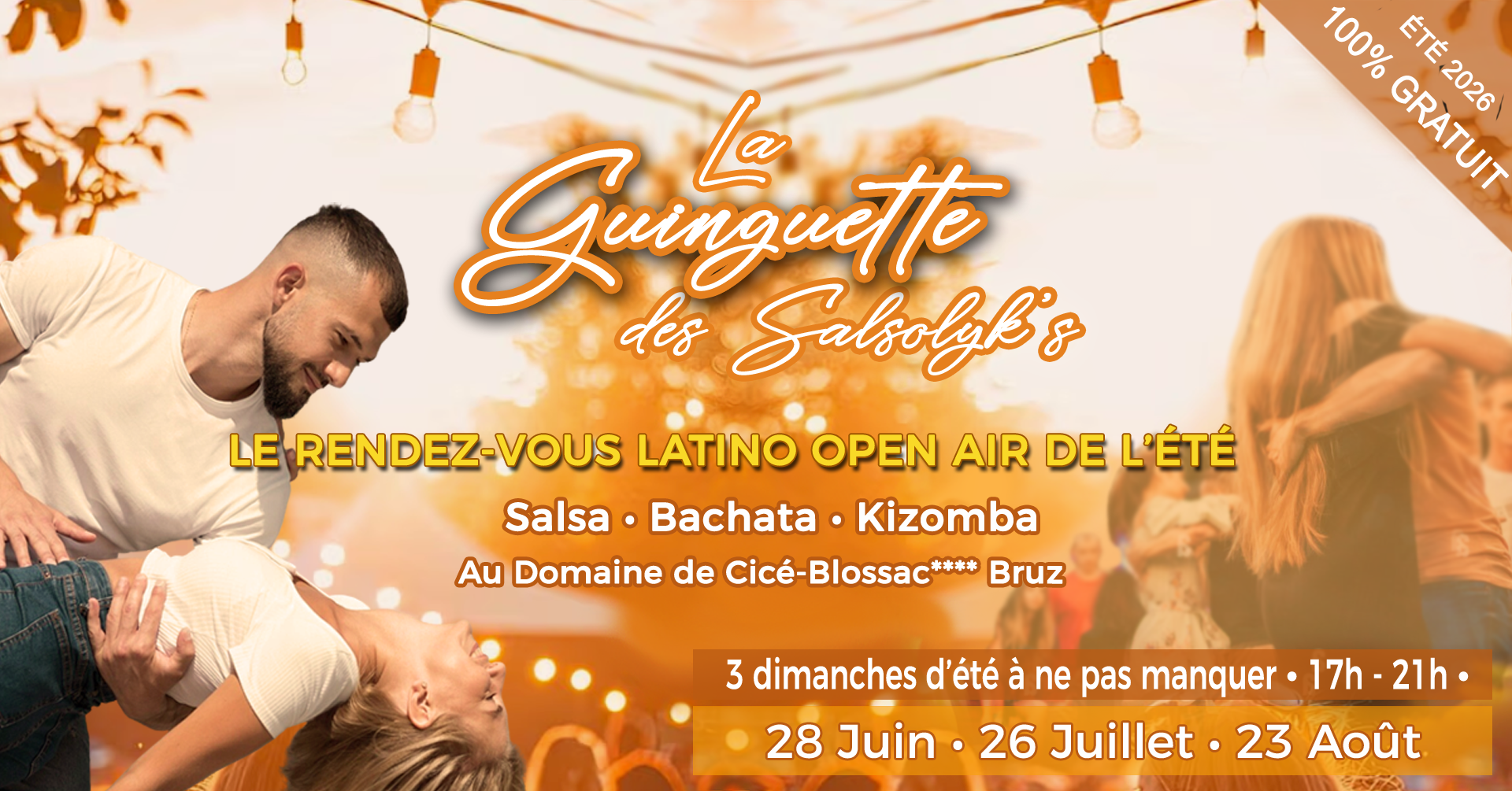 Guinguette Salsa Bachata Kizomba à Rennes