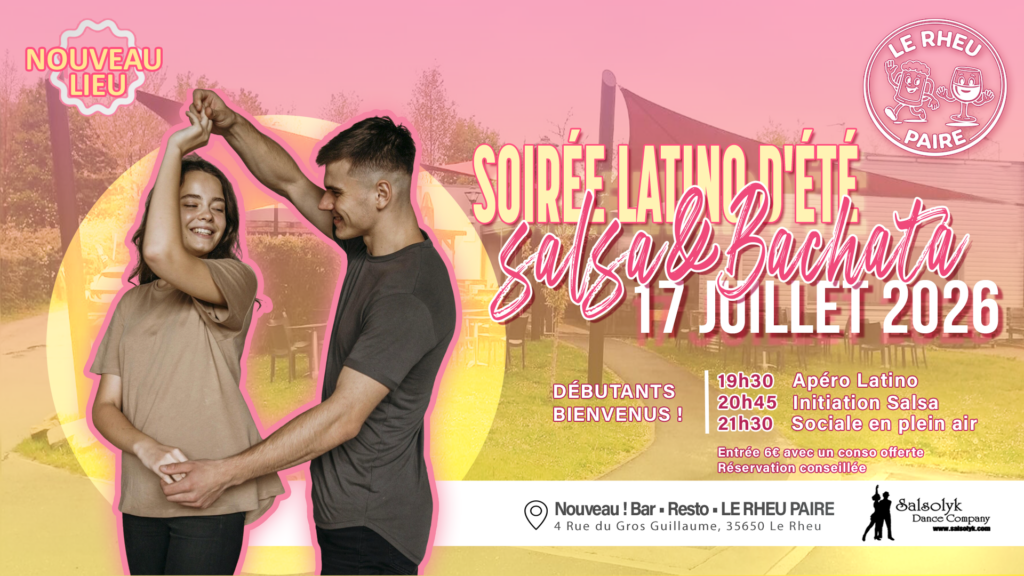 Soirée Salsa & Bachata en plein air - Le Rheu Paire